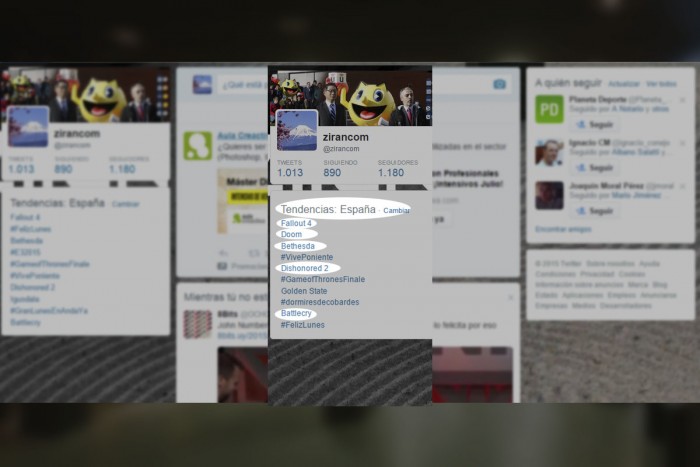 Bethesda consigue 5 Trending Topic a la vez