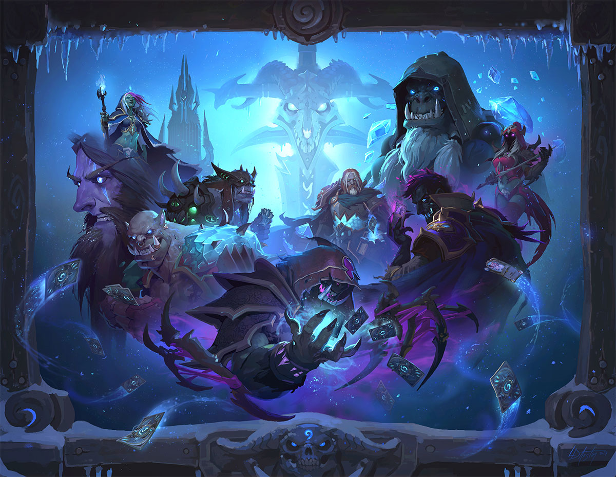 LOS JUGADORES DE HEARTHSTONE® SE CONVERTIRÁN EN CABALLEROS DEL TRONO HELADO™ EN AGOSTO