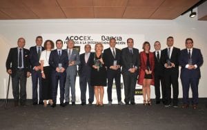 Los II PREMIOS A LA INTERNACIONALIZACIÓN ACOCEX – BANKIA reconocen las mejores empresas y profesionales