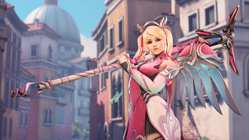 Overwatch crea el aspecto benéfico ‘Mercy rosa’ para colaborar con la Breast Cancer Research Foundation