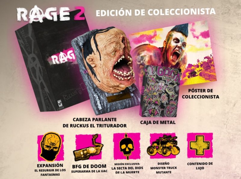 RAGE 2 SE LANZARÁ EN PRIMAVERA DE 2019, Y OFRECE UNA EDICIÓN DE COLECCIONISTA