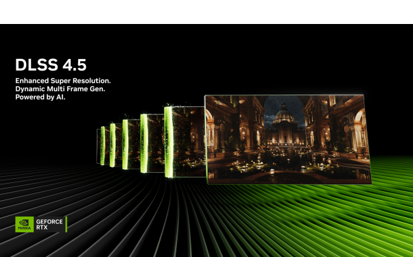 NVIDIA DLSS 4.5 Dynamic Multi Frame Generation y Multi Frame Generation X6 ya están disponibles