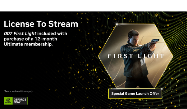 GeForce NOW ofrece una copia de 007 First Light por 12 meses de suscripción Ultimate