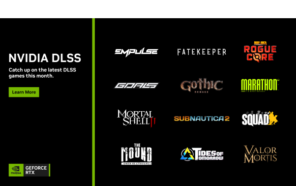 NVIDIA destaca nuevos juegos y demos con tecnologías RTX