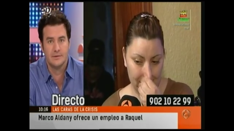 La solidaridad de Marco Aldany