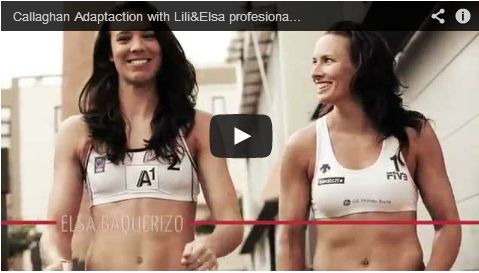 Callaghan presenta su nueva colección con las subcampeonas de Europa de Voley Playa